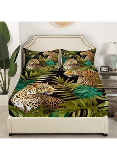 Erosebridal Erosebridal 3D Leopard Bed Sheets Twin Size  - Image 3