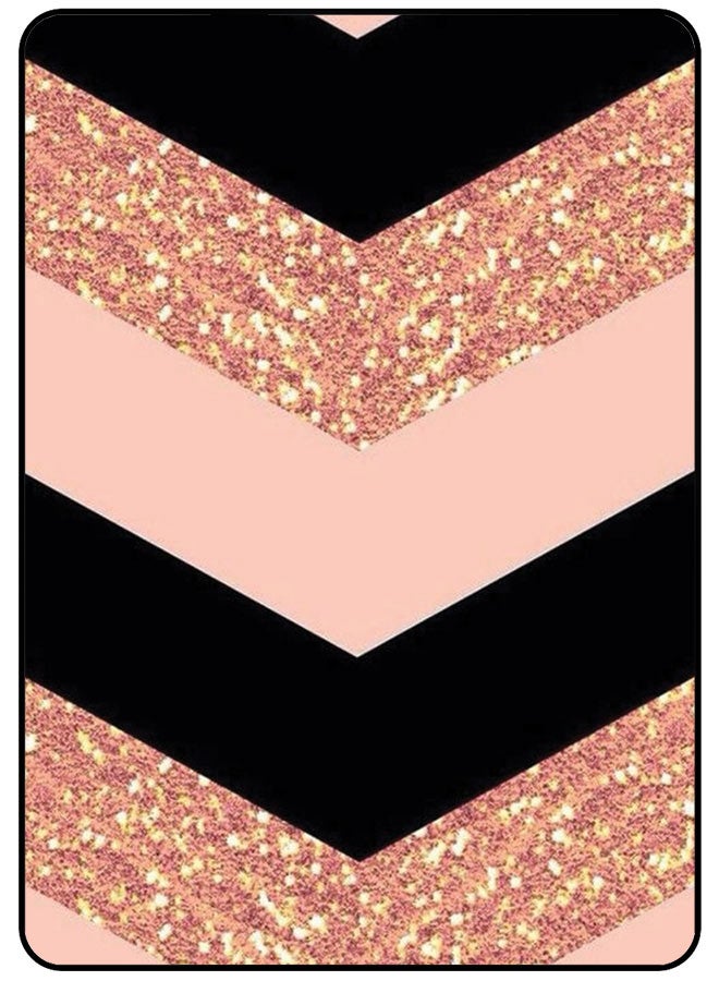 EYE CATCH Protective Case Cover For Samsung Galaxy Tab S9 Plus Golden & Black Pattern - Image 1