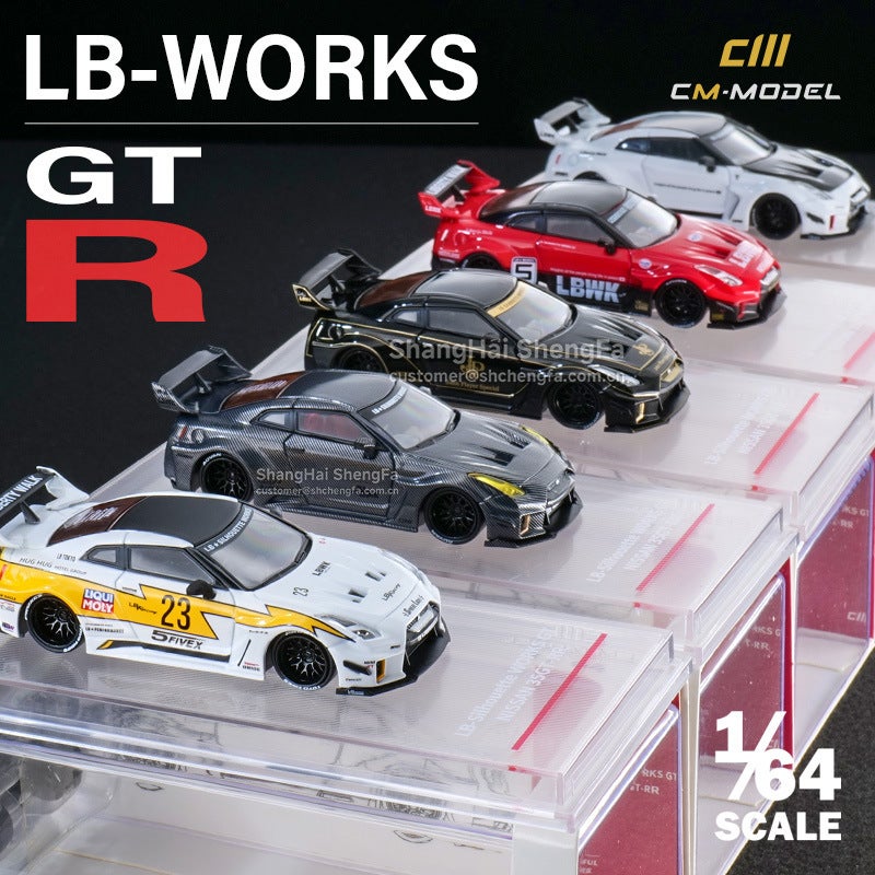 Cmmodel 1/64 Nissan Gt-R35Rr Lbwk Alloy Car Model Simulation Collection Ornaments - Image 2