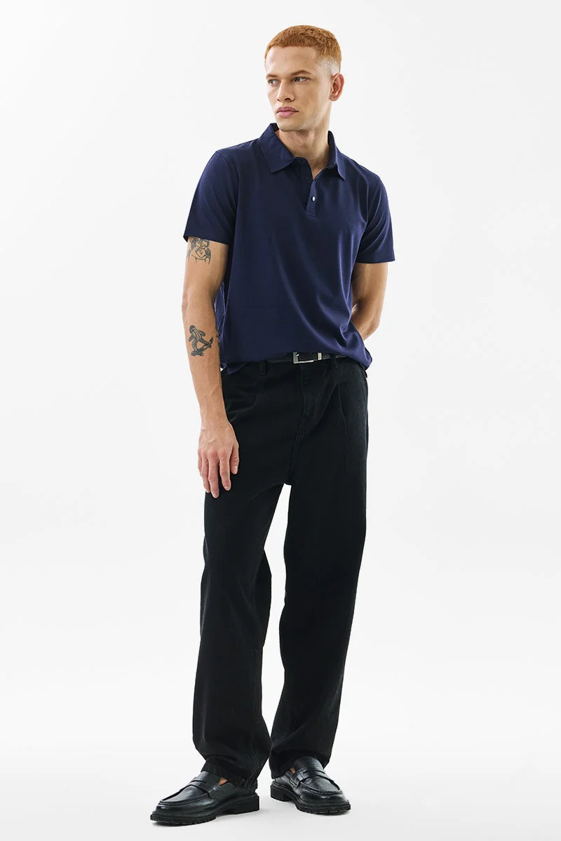 SNITCH Edward Navy Polo T-Shirt