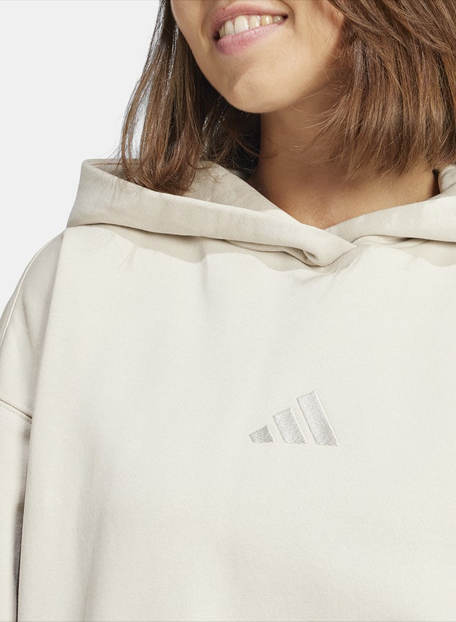 Adidas ALL SZN Fleece Loose Hoodie - Image 3