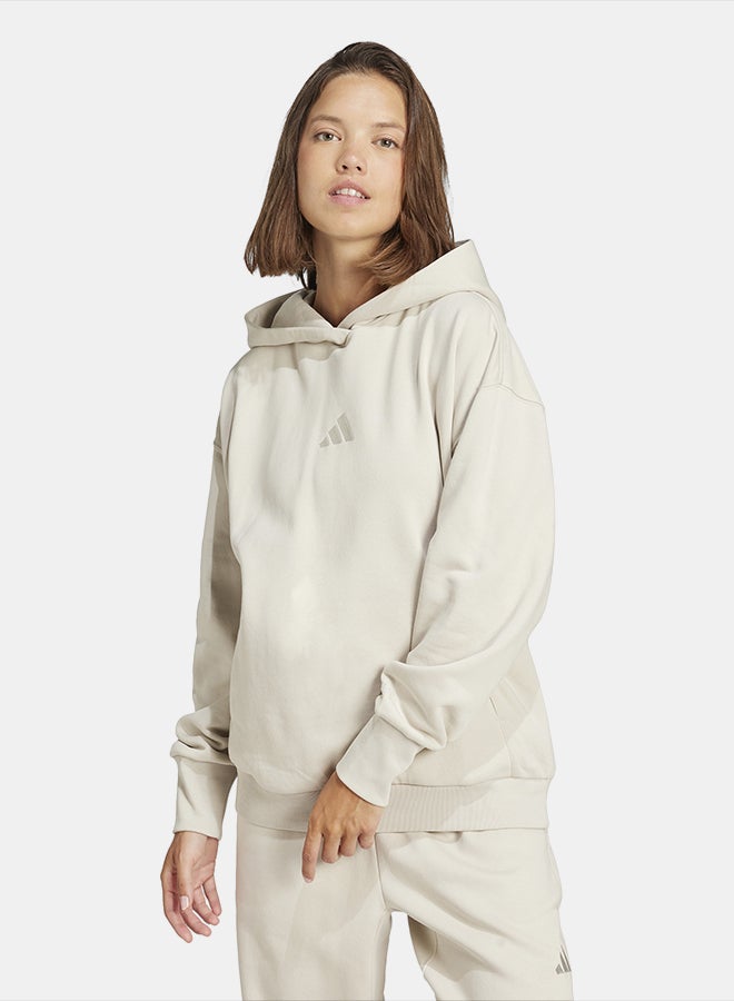 Adidas ALL SZN Fleece Loose Hoodie - Image 4