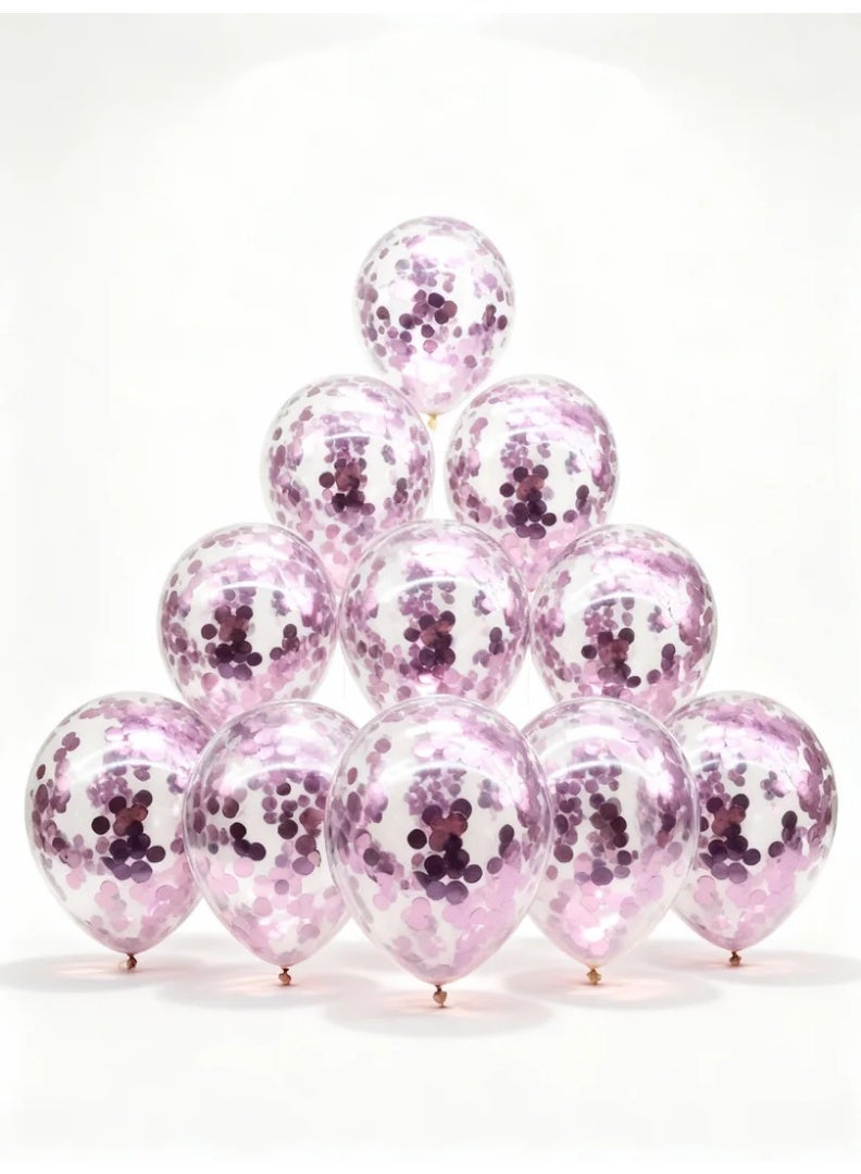 Toys GCC Sequin Balloons for Party, Wedding, Birthday & Valentine’s Day | 20pcs Colorful Shiny Balloons | Premium Thickened Latex, Balloon Arch, Table Centerpiece & Backdrop - Image 5