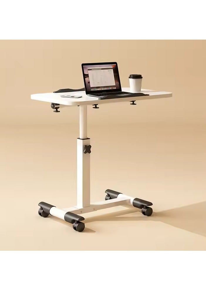 Y&D Lifting and Rotating Laptop Desk Adjustable Laptop Table Adjustable Standing Table With Wheels 60*40cm For Sofa Bedside Coffee Table  - Image 1