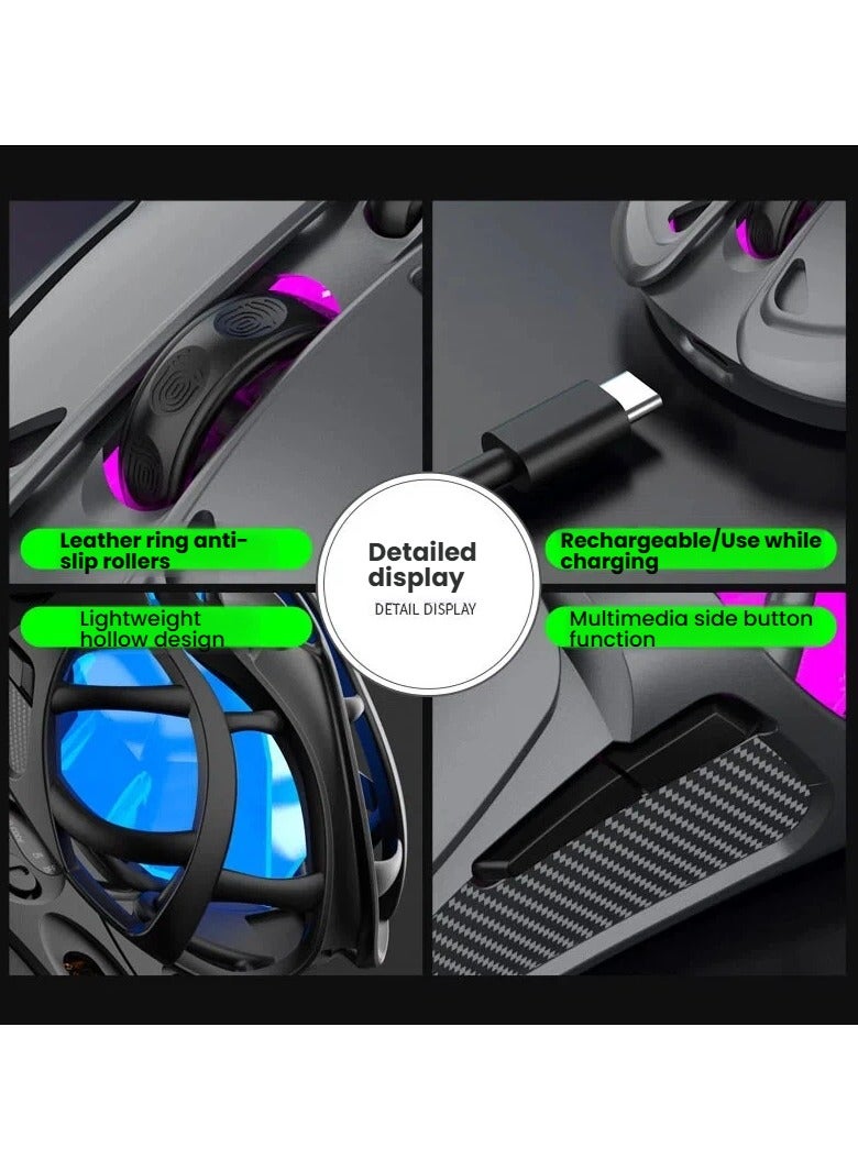 general Wireless Bluetooth Mouse Hollowed-out lightweight design Ideal for office and gaming Laptop gaming mouse - Image 4