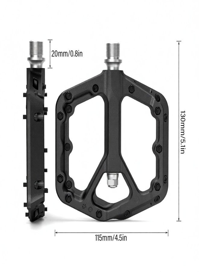 GEWAGE Bike Pedals MTB Bicycle Pedals Cycling Pedals Anti-slip Road Bike Pedal Replacement - Image 3