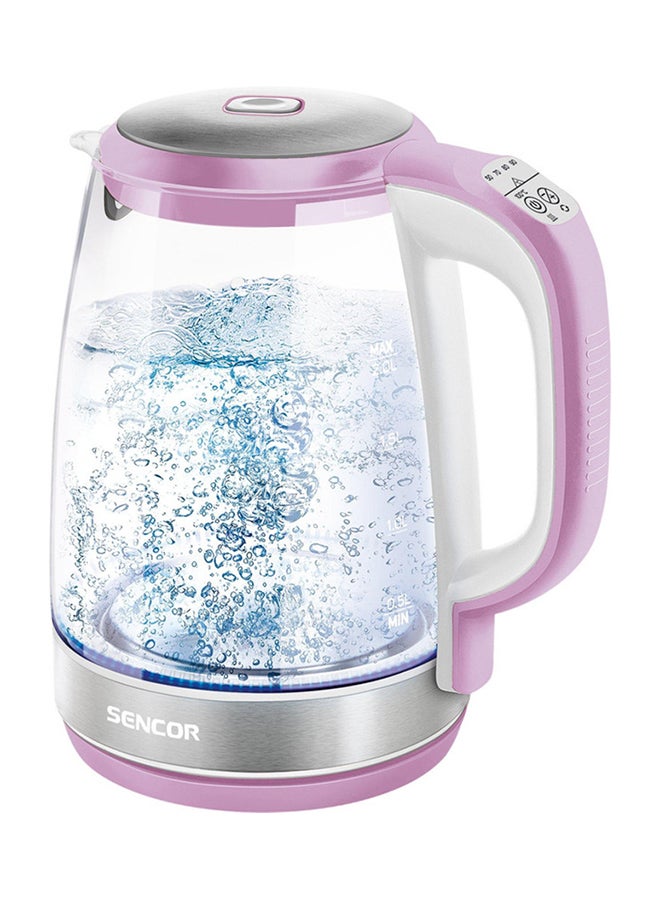 سنكور غلاية كهربائية 2 L 2200 W SWK 2198RS وردي - Image 2