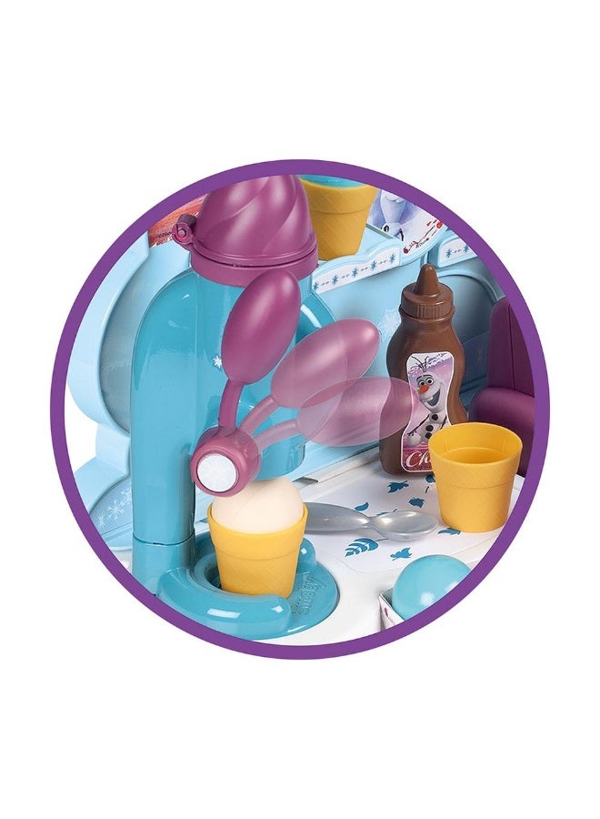 Smoby Disney Frozen Ice Cream Factory Playset with 22 Accessories - Image 3