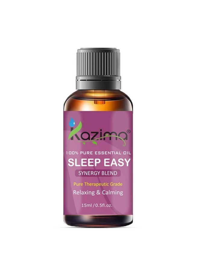 كازيما زيت عطري من مجموعة Sleep Easy Blend (15 مل) درجة علاجية نقية للاسترخاء والتهدئة - Image 3