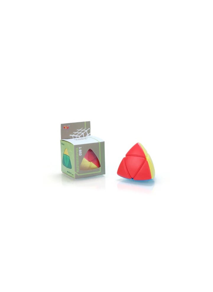 YJ Cubuzzle YJ Zongzi Mastermorphix 2x2 Cube – Multicolor Twisty Puzzle | Unique Shape Mod Based on 2x2 Mechanism | Smooth Turning, Brain Teaser for All Ages 