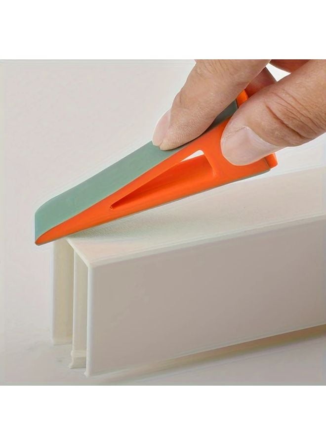 Orange 3 In 1 Hobby Sanding Tool Set With Sandpaper Holder For Curved Surfaces - Image 5