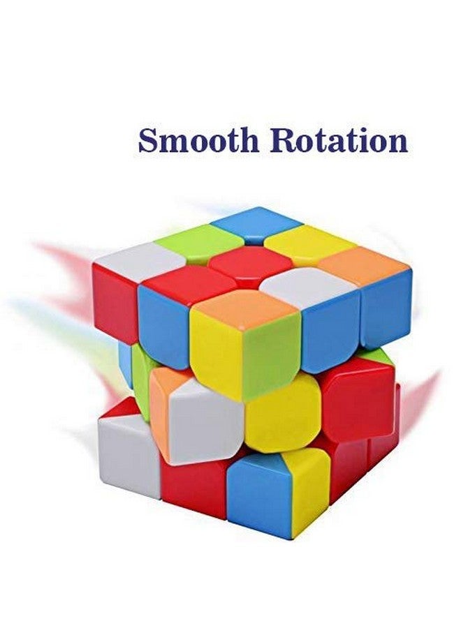 Professional Beginners, Rubix Cube 3X3 is a Brain Teaser Speed Cube Puzzle of 3X3X3 Sticker Less Speed Cube pack of 1 - Image 4