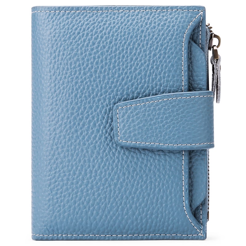 FALAN MULE Women's Short Tri-Fold Wallet with RFID Blocking - Image 5