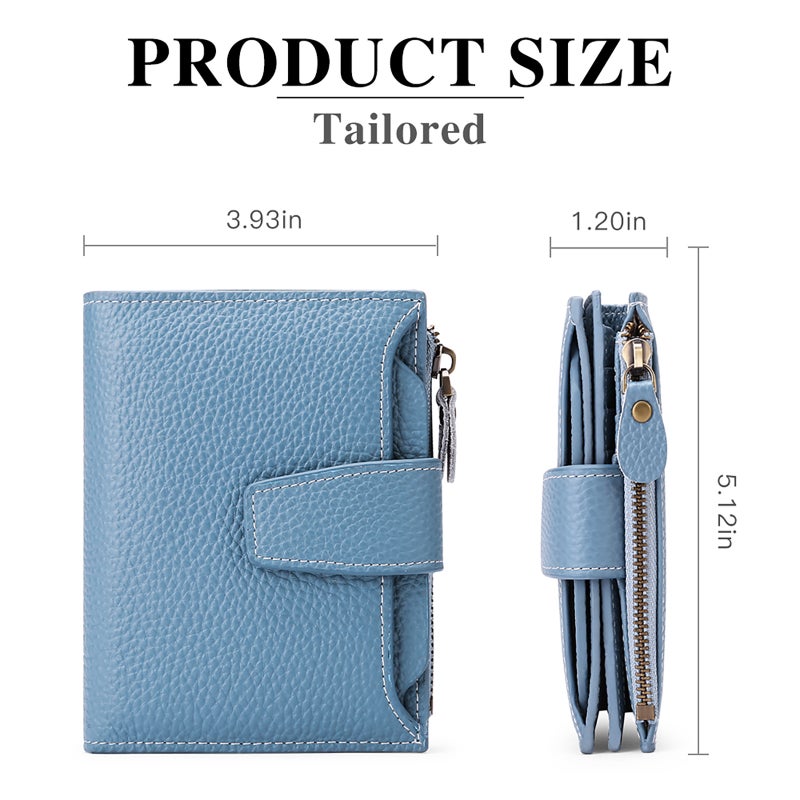 FALAN MULE Women's Short Tri-Fold Wallet with RFID Blocking - Image 2