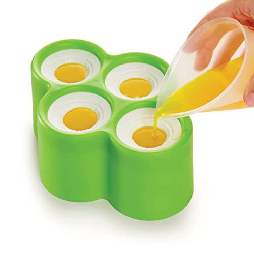 Zoku Safari Pop Molds, 4 Different Easy-release Silicone Popsicle Molds in One Tray, Fun Jungle-inspired Designs, BPA-free - Image 3