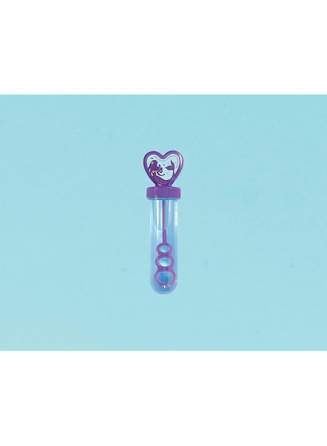 Amscan Mermaid Wishes Bubble Tube 1Oz 4Pcs