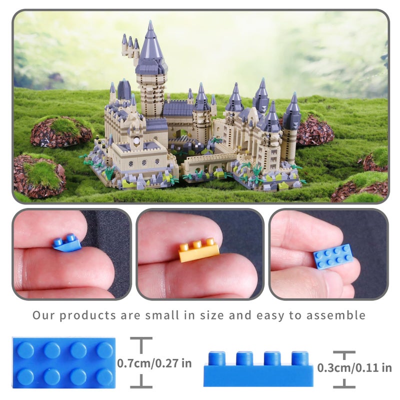 Bibilock 3000PCS Micro Mini Blocks Magic Castle Building Blocks ToysCreative Ideals Hog Tower Building Sets Best Choice for 14 Boys Girls or Adults - Image 3