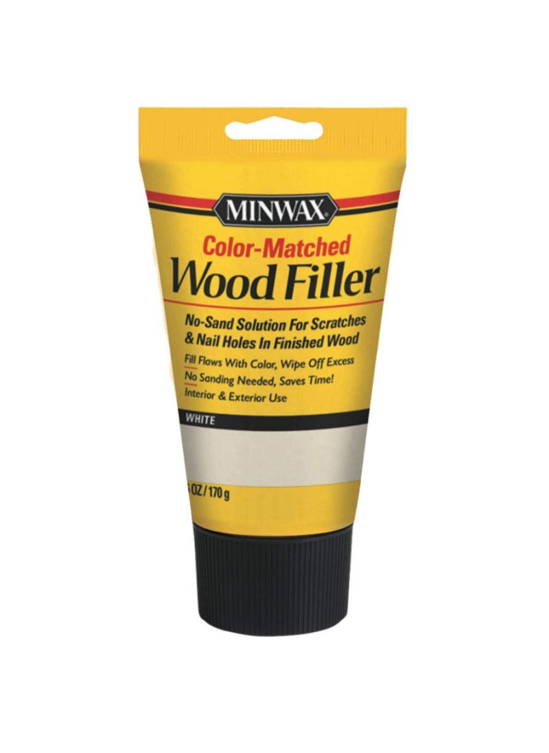 Minwax Minwax Color Matched Wood Filler 170g White 