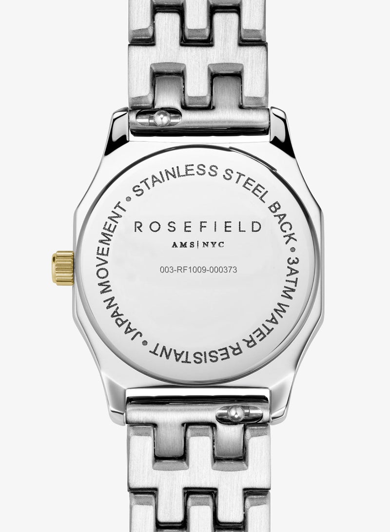 Rosefield Gemme White, Two Tone Steel Gold Women Watch - GWSSS-G03 - Image 5
