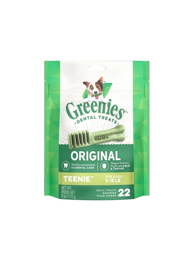 Greenies Original Teenie Natural Dental Care Dog Treats, 6 oz. Pack (22 Treats) - Image 4