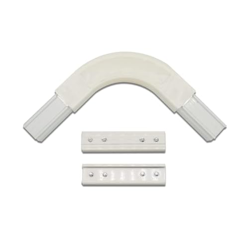 Bikykose 1 Pack 90 Degree Corner Bend Track Connector for Ceiling Curtain Track - Image 5
