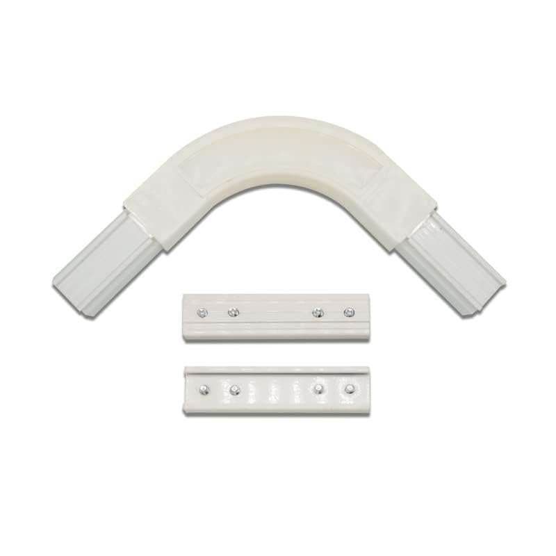 Bikykose 1 Pack 90 Degree Corner Bend Track Connector for Ceiling Curtain Track - Image 2