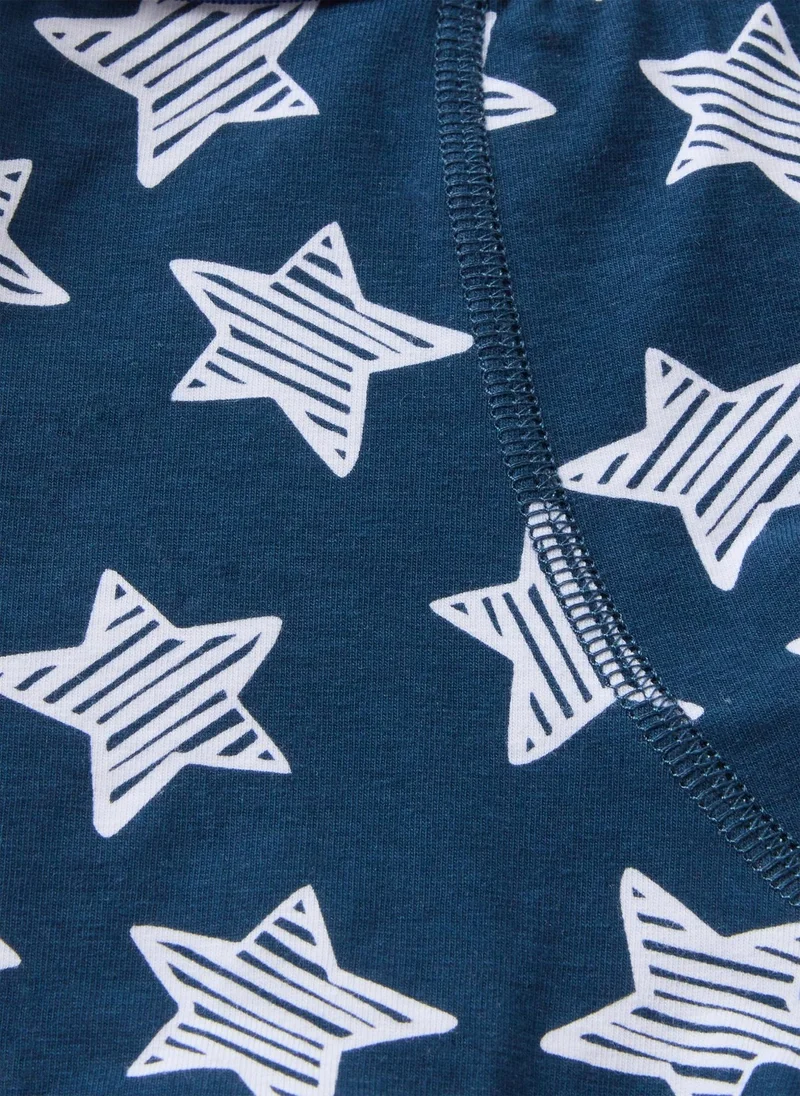 ماتلان عبوات من  سراويل داخلية للأولاد بنجوم زرقاء داكنة