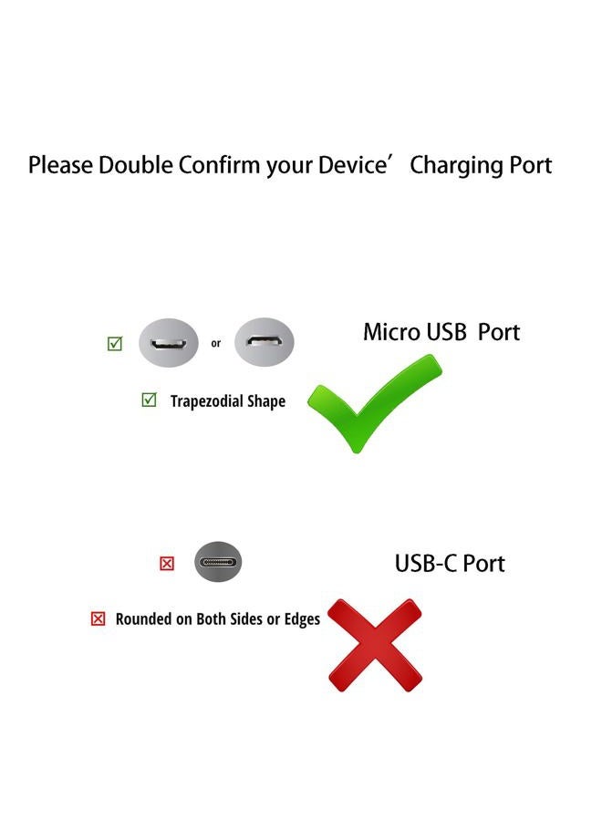 PDEEY Charger Replacement for V-Tech, Babysense, Owlet, LBTech, Eufy, Moonbaby Baby Monitor, VAVA Cam, Power Cord Micro USB Adapter, Charging Cable 6 FT - Image 3