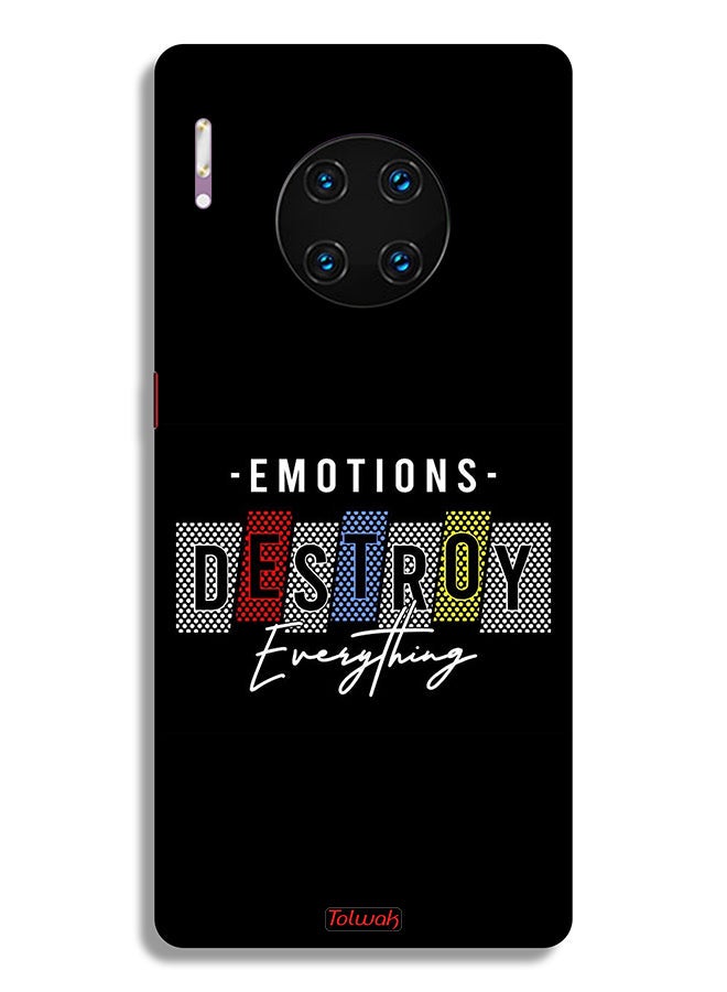 Tolwak Huawei Mate 30 Pro 5G Protective Case Cover Emotions Destroy Everything - Image 2