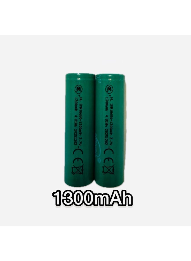 HL 18650 Rechargeable Battery 1300mAh – High Performance Lithium-Ion 2-Pack - Image 1
