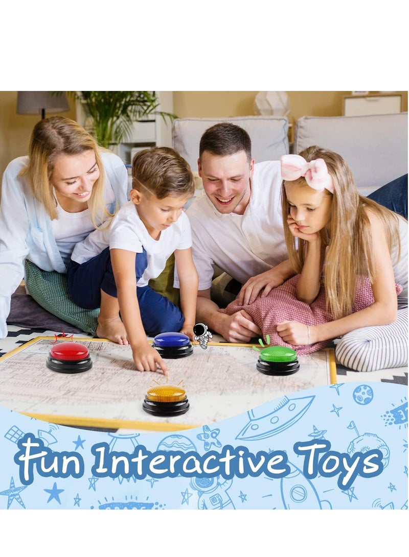 Light-up Speed ​​Bells Game for Interactive Quizzes and Trivia, 4 Packs in Different Colors  - Image 2