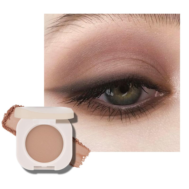 KYDA Single Matte Eyeshadow, Neutral Brown Eyeshadow, Ultra-fine Smooth Powderwith Lightweight Blendable Formula, Daily Matte Eyes Makeup, Cinnamon Tea - Image 1