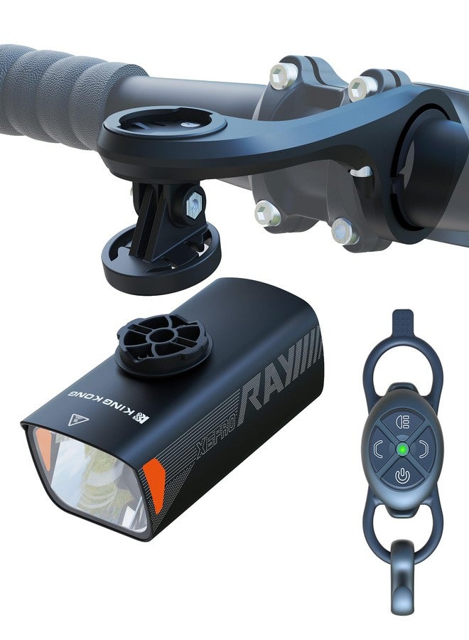 KING KONG Kingkong Bike Lights High & Low Beam 2000 Lumen Rechargeable Bicycle Headlight, Bicycle Lights for Night Riding, Waterproof MTB Accessories Compatible Garmin & GoPro Mount X6PRO - Image 1