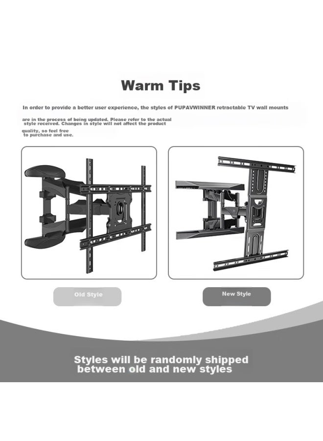 Purpavwinner Tv Wall Mount Floor Cart Suitable For 32-75 Inch Tvs, Home All-in Tv Mobile Stand - Image 2