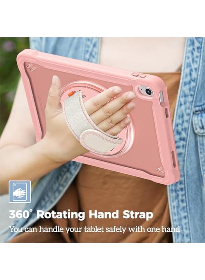 Procases Compatible For Ipad 10.9 Inch 2022 10Th Gen Case Heavy Duty Shockproof Rugged Case 360 Degree Rotatable Kickstand Protective Cover Case –Pink - Image 3