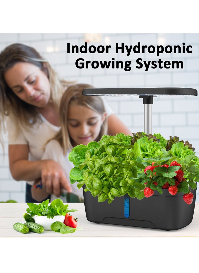 Sharpdo - Soilless Cultivation Flower Pot, 8-Hole Indoor Plant Growth Light, With Automatic Circulating Water Pump 15W - Image 1