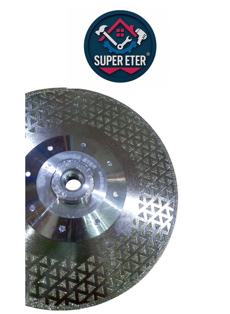 SUPER   ETER Super ETER Diamond Cutting Disc 7 Inch 180mm – Model 10006274 – Made in Germany – Professional Blade for Tile, Marble & Concrete - Image 4
