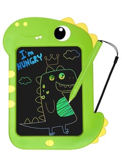Arabest LCD Writing Pad for Kids, Graffiti Board Gift for Kids Learning Sensory Toys - 8.5" Birthday Gift Drawing Pad, Dinosaur Shaped Color Drawing Pad for Boys and Girls (Green)  - Image 1