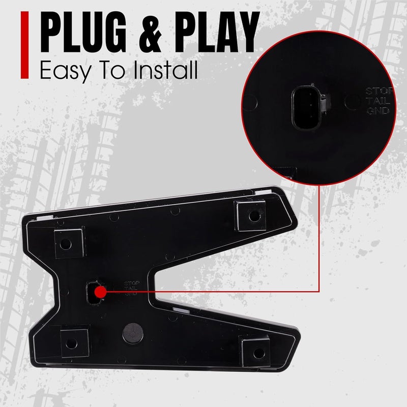 A & UTV PRO KRX 1000 LED Tail Light Kit for Kawasaki KRX4 / KRX 1000 (2020-2025) - Smoked, 2PCS - Image 4