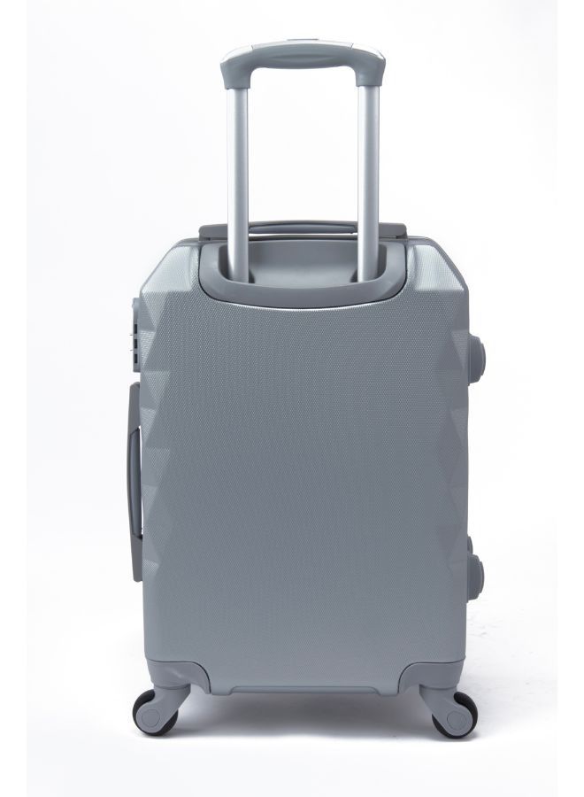 ليمرا طقم شنط سفر مكون من 5 حقائب أمتعة فضي - Image 3