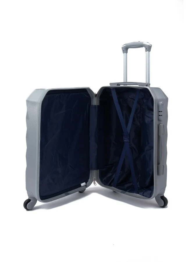 LIMRA Luggage Trolley Bags set of 5 Pcs SILVER