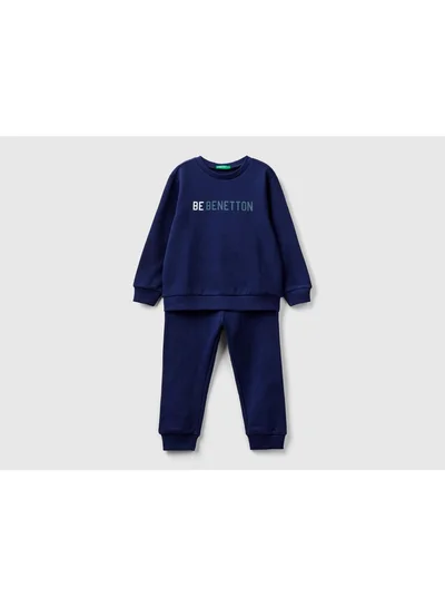 UNITED COLORS OF BENETTON Sweat Tracksuit With Logo