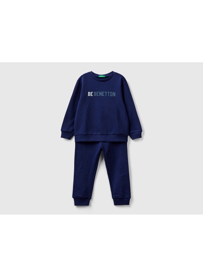 UNITED COLORS OF BENETTON Sweat Tracksuit With Logo - Image 1