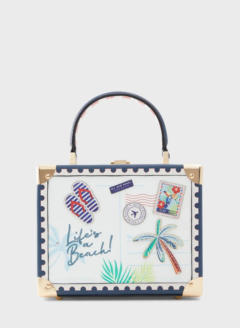 ALDO Aseavia Printed Satchel
