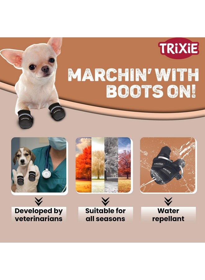 Trixie Walker Care Comfort Protective Boots for Dogs-Black XS- 1Pair (2 Boots) - Image 3