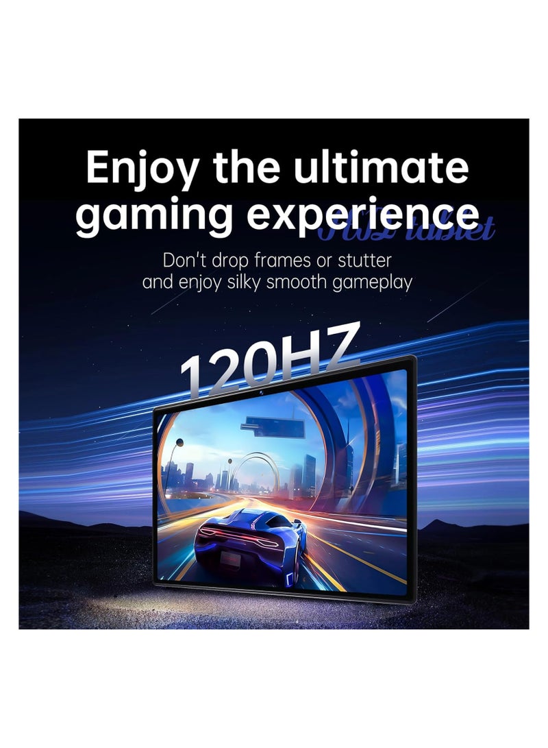 اكس برايم تابلت ذكي بشاشة عالية الدقة مقاس 10.1 بوصة، يعمل بنظام أندرويد 15، وذاكرة وصول عشوائي (RAM) سعة 16 جيجابايت، وذاكرة قراءة فقط (ROM) سعة 1 تيرابايت، وشريحتي اتصال، وشبكة واي فاي 5G، طراز S25 Ultra+ Tab، مع قلم لوحة مفاتيح وغطاء من السيليكون - وردي - Image 4