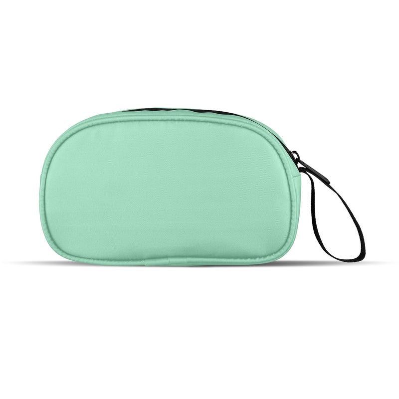 KUKLAR Premium Travel Pouch Multipurpose Carry Bag for Toiletries Cables Stationery Pencil Pouch and Daily Essentials Lightweight with Zipper for Travel School (Pista) - Image 3