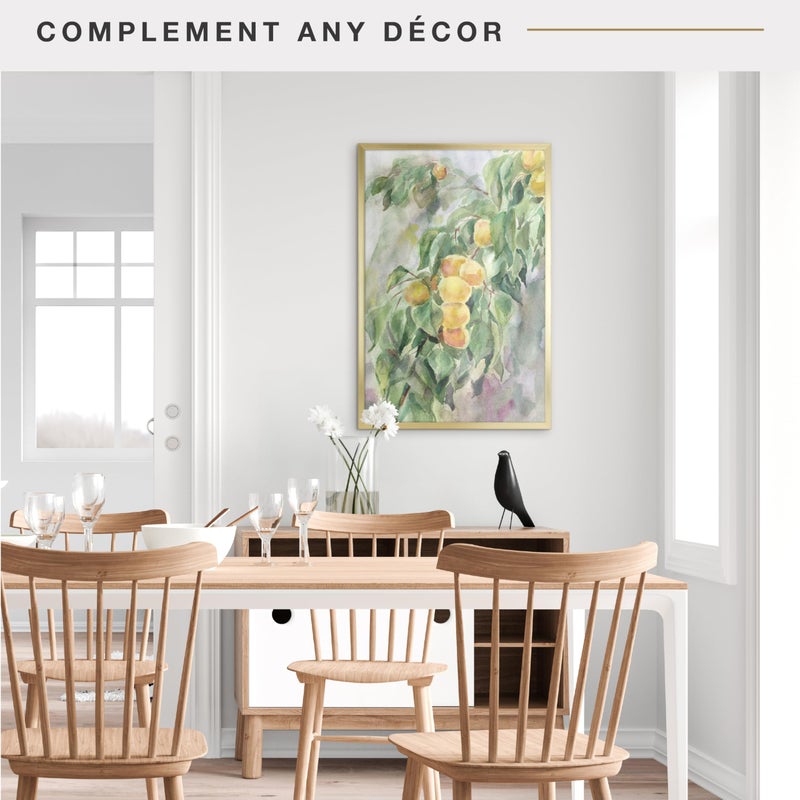 MCS Foundation 20x30 Poster Frame Traditional Brass, Vertical & Horizontal Wall Hanging Large Picture Frame for Photos, Posters & Art Prints (1-Pack) - Image 3