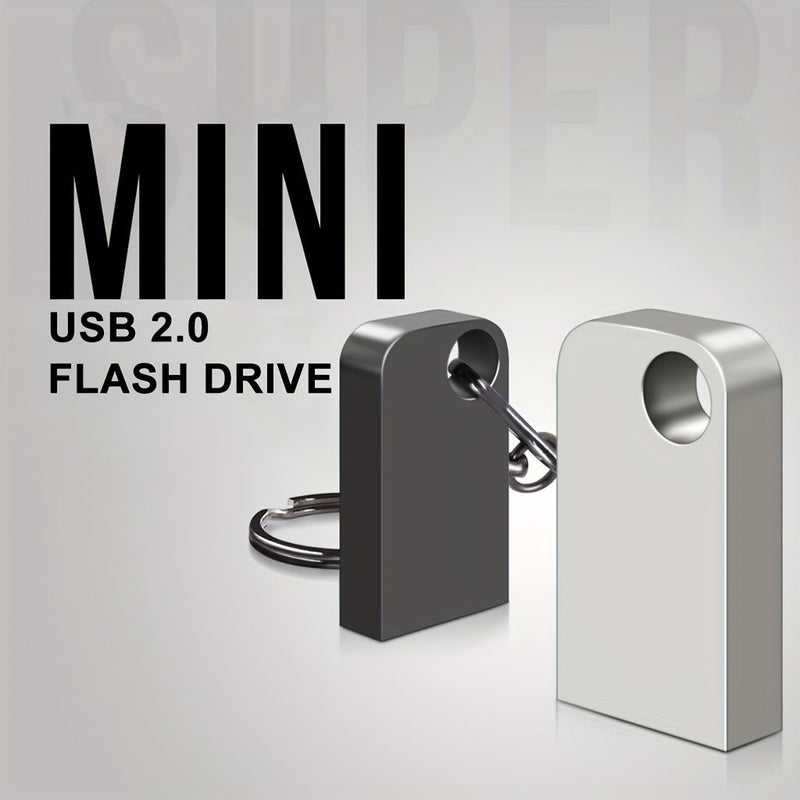 محرك أقراص فلاش USB سعة 128 ميجابايت، لون أسود، USB 2.0 عالي السرعة، عصا USB معدنية للحاسوب المكتبي، اللابتوب، الجهاز اللوحي، الهاتف المحمول، الصوتيات في السيارة، أجهزة الألعاب، الصوتيات، تخزين الملفات. - Image 2