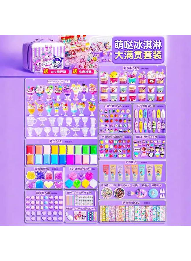 Bluejw Children's Puzzle Cream Gel Goka Sticker Full Set Gift Box DIY Hand Account Toy Sticker Material Bag Handmade - Image 2